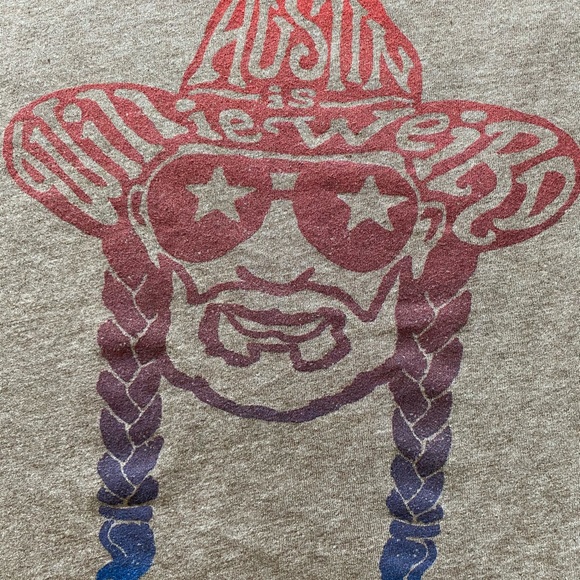 Outhouse designs Austin is Willie weird T-shirt - Picture 3 of 3